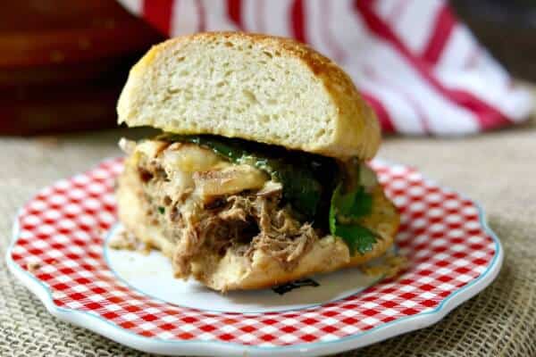 Easy, slow cooker steak sandwiches are the perfect slow cooker beef recipe for summer! From RestlessChipotle.com