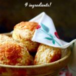 cheddar biscuits in a bowl