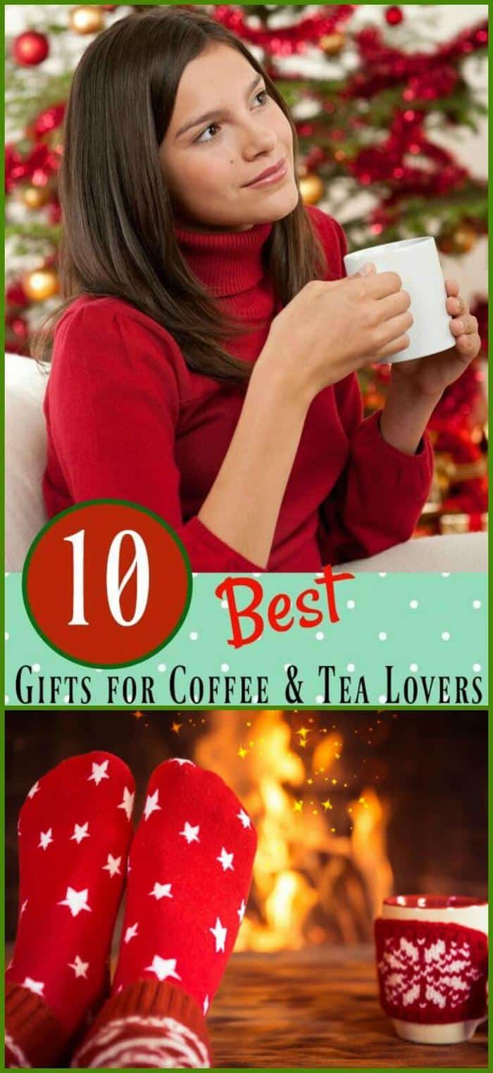 The 10 best gifts for coffee lovers is a gift guide that will make the coffee aficionado in your life very happy! Ideas for best gifts for tea lovers, too! From RestlessChipotle.com #Coffee #Christmas #Giftideas