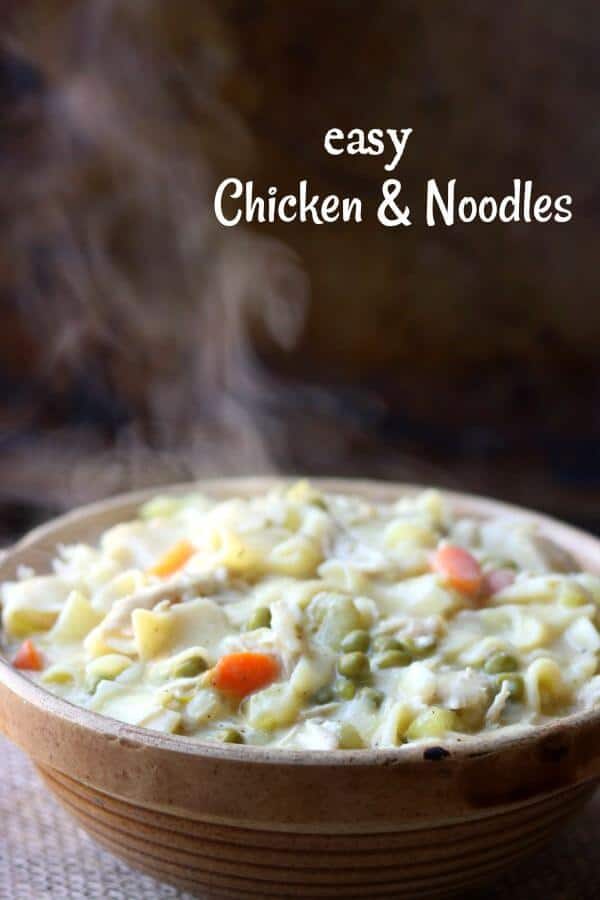 Easy Chicken and Noodles: Quick Comfort Food | Restless Chipotle