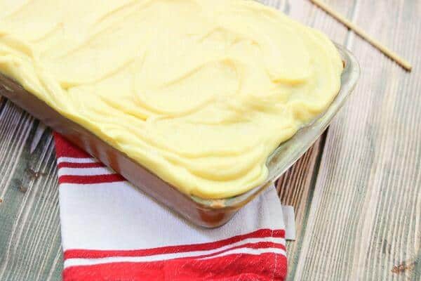 Boston cream pie poke cake pudding layer