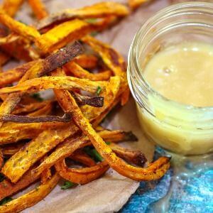 sweet potato fries recipe image for recipe card