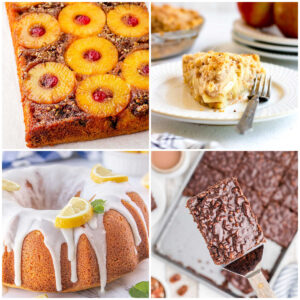 A collage of dessert images.