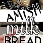 Bread collage with text overlay for Pinterest