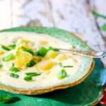 small image of potato soup that goes in the recipe card.