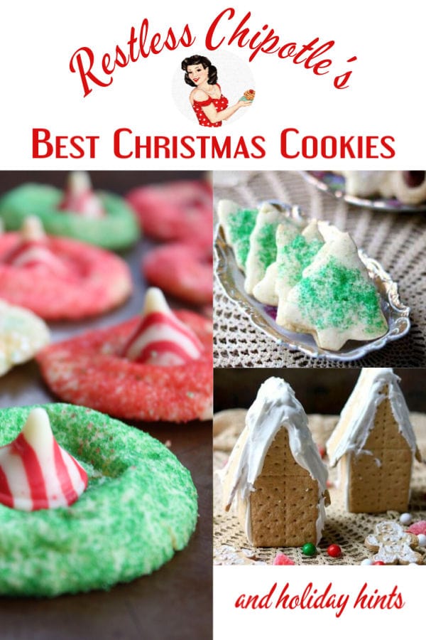Christmas Cookies collage with title text overlay.