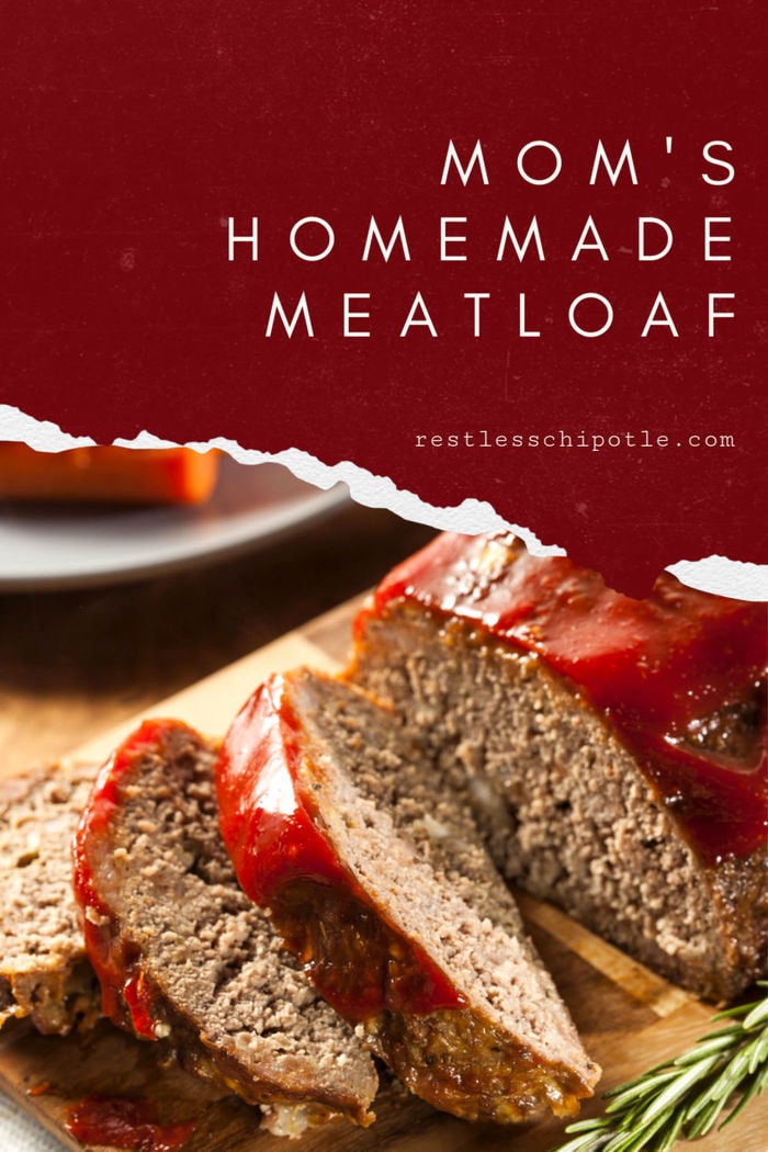 Easy homemade meatloaf recipe with a brown sugar glaze. Always moist and delicious! #easy #southern #brownsugar #breadcrumbs #groundbeef #classic #howtomake #best #italian #glaze