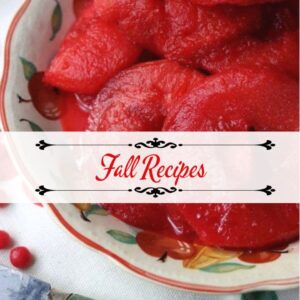 Favorite Fall Dishes