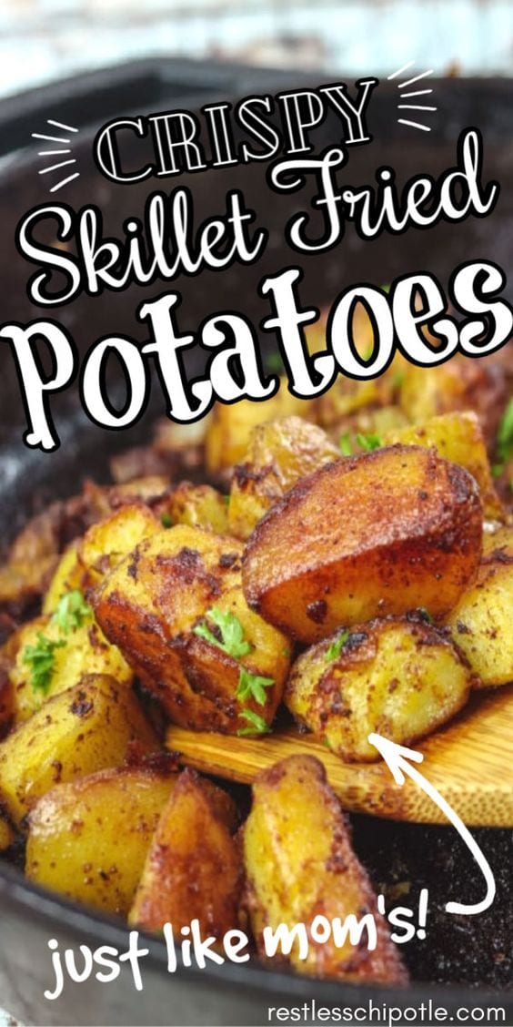 How to Make Crispy Fried Potatoes (Southern Recipe) Restless Chipotle