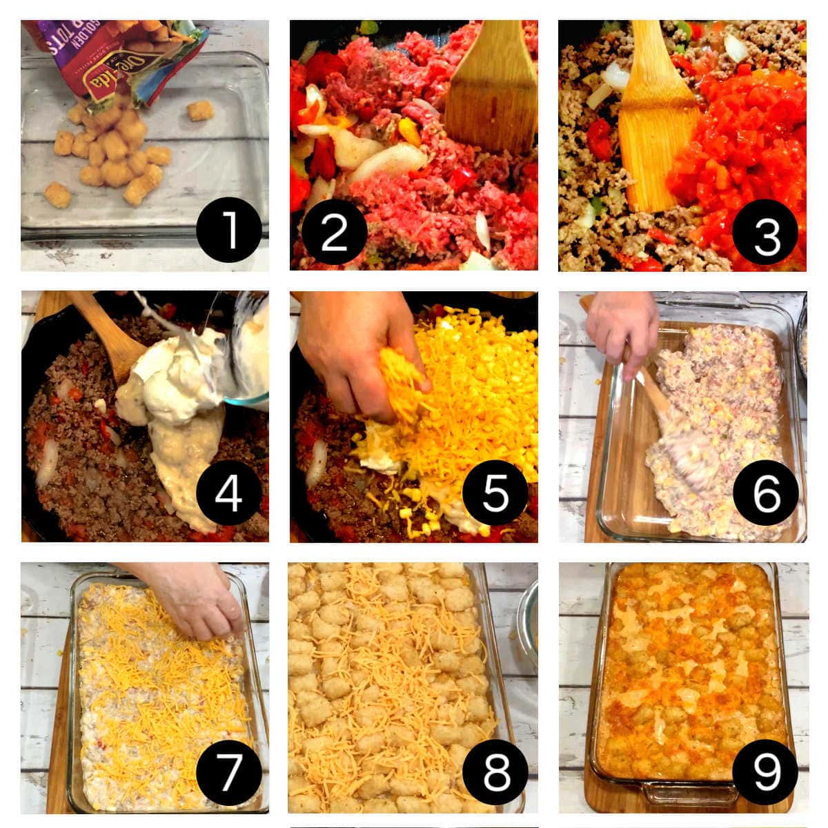 Step by step images showing how to make this recipe.