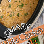 Crockpot full of chili with text overlay for Pinterest-2
