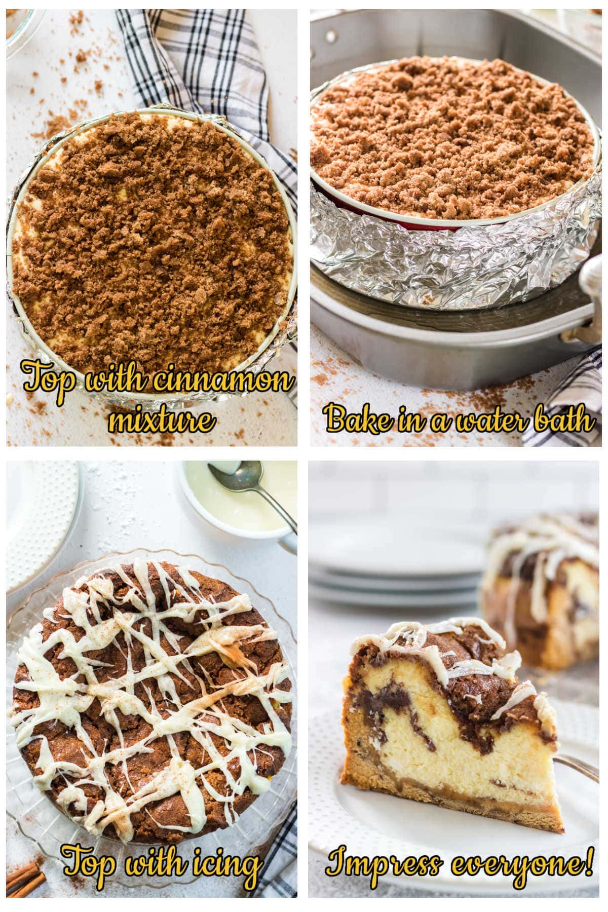 Step by step images for baking this recipe.