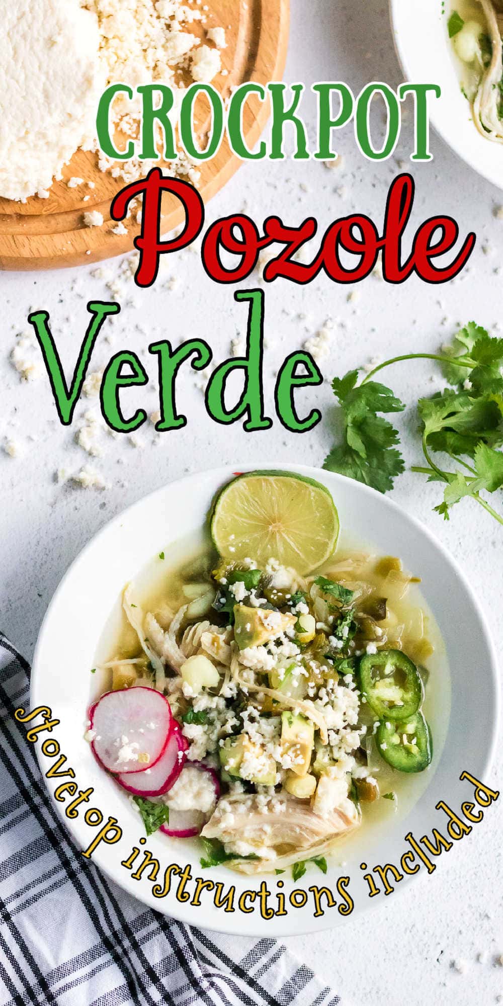 Crockpot Pozole Verde (Slow Cooker Mexican Chicken) Restless Chipotle