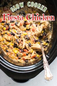 Easy Fiesta Chicken in the Crockpot - Restless Chipotle