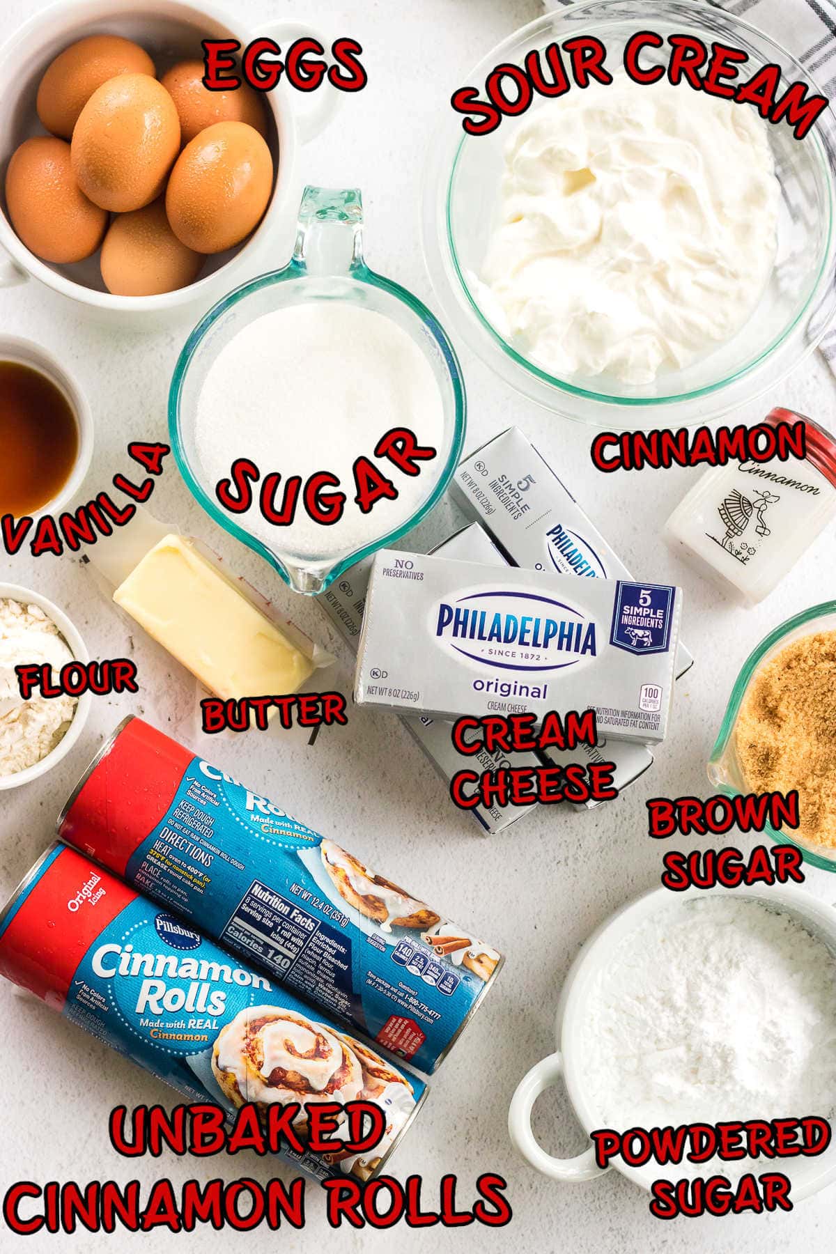Labeled ingredients