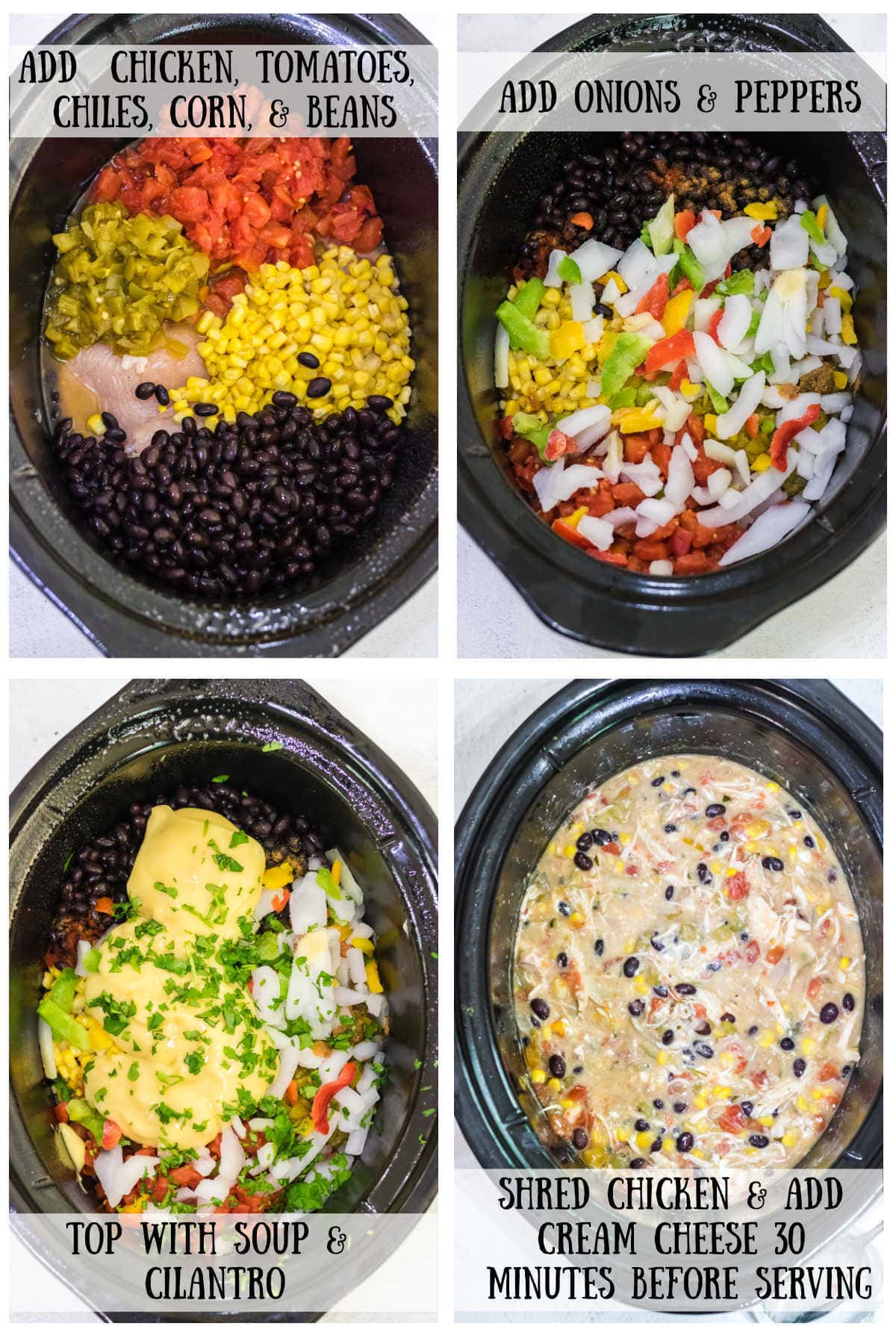 Step by step images for making this fiesta chicken reicpe.