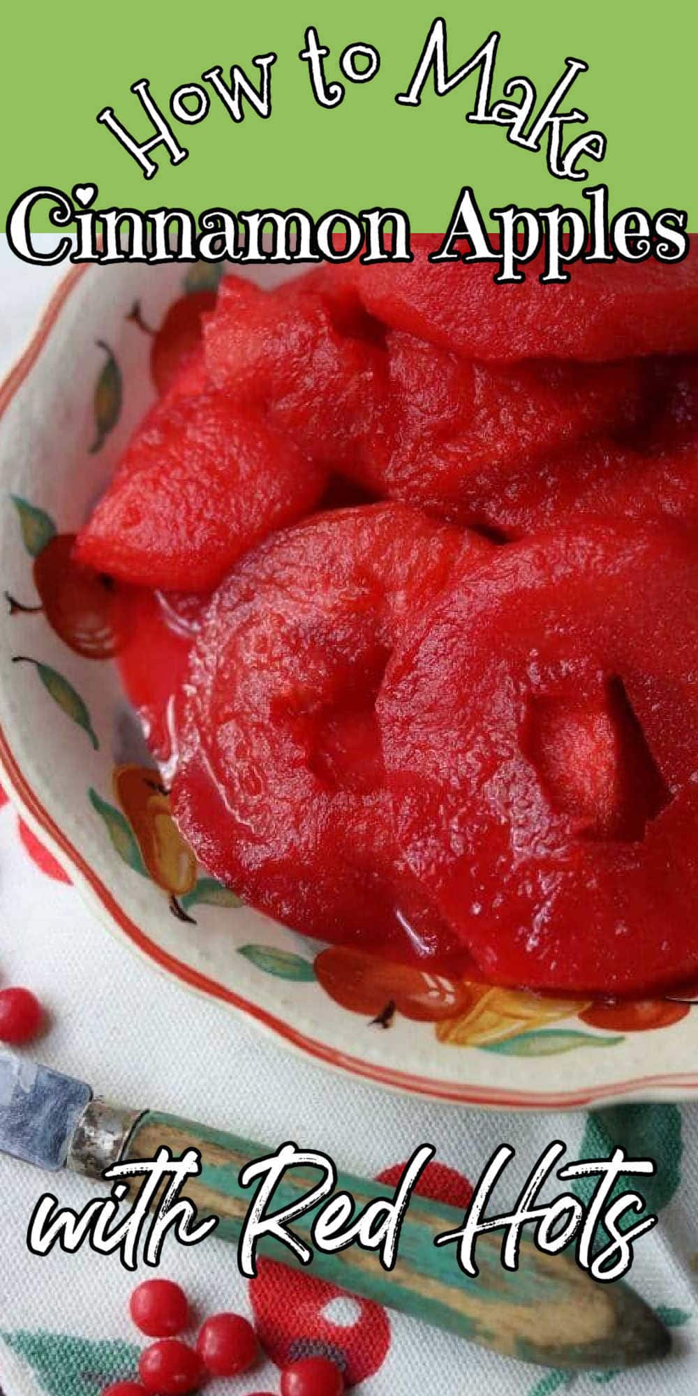 Cinnamon Spiced Apple Rings with Red Hots Candy Restless Chipotle