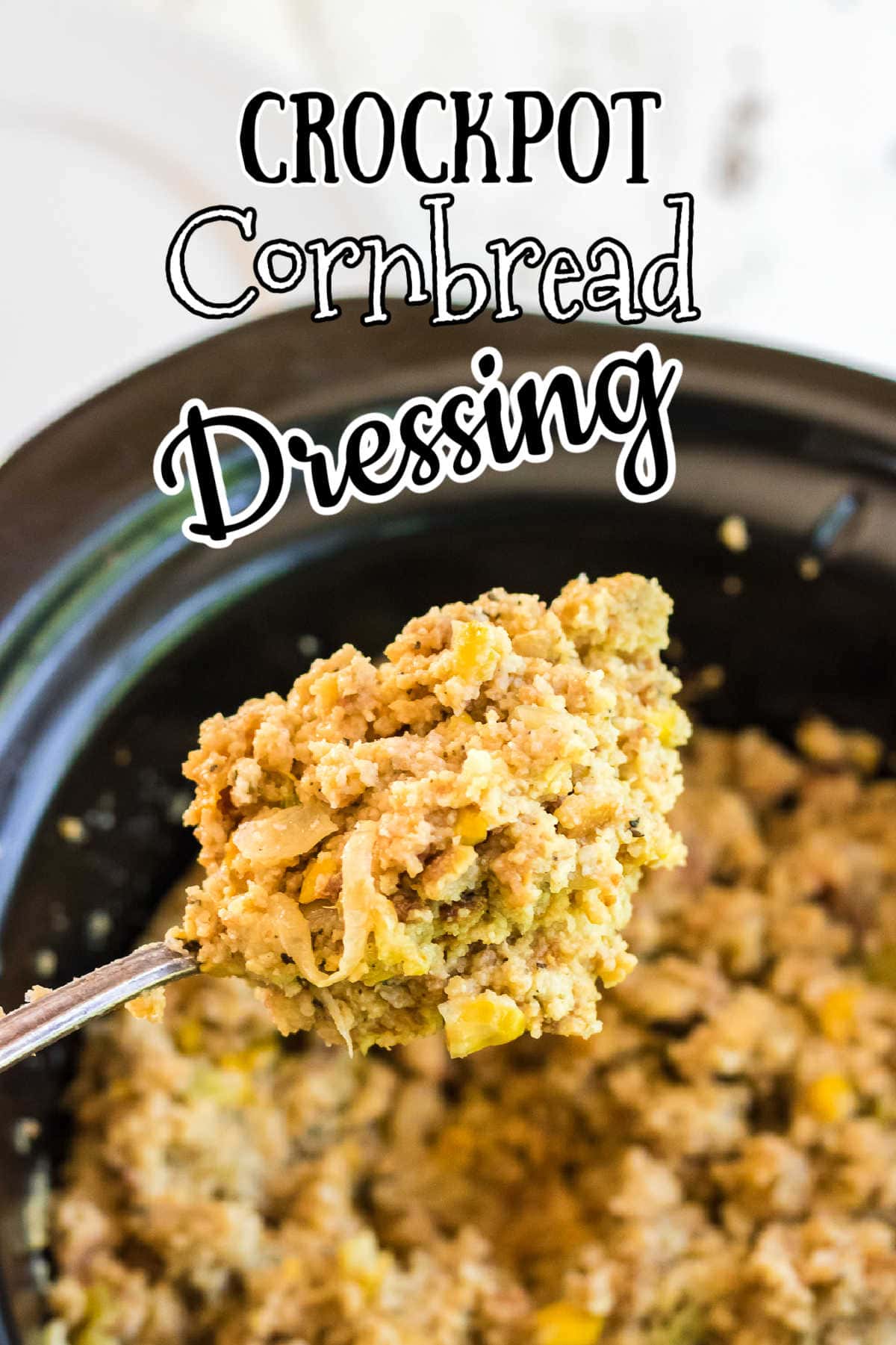 Slow Cooker Cornbread Dressing - Plain Chicken