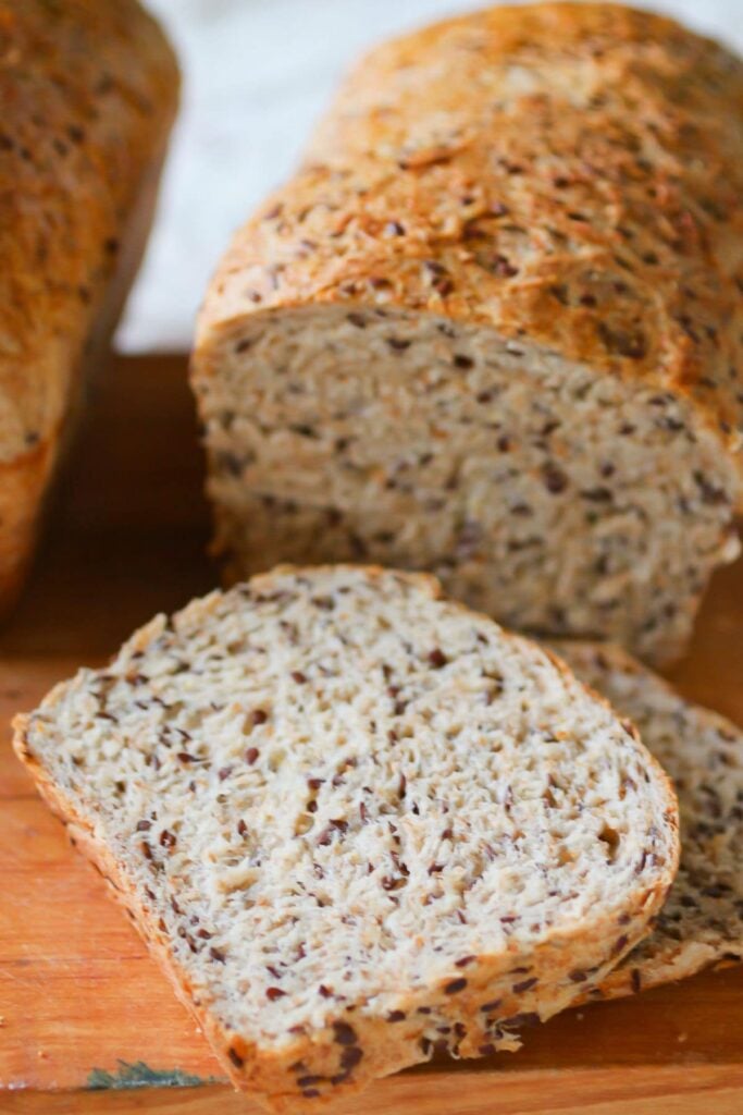 Soft and Fluffy Multigrain Sandwich Bread with Flaxseed Restless Chipotle
