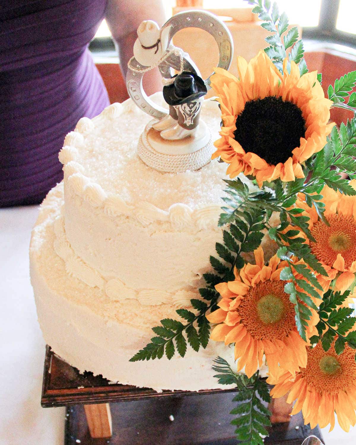 A wedding cake made from this recipe.