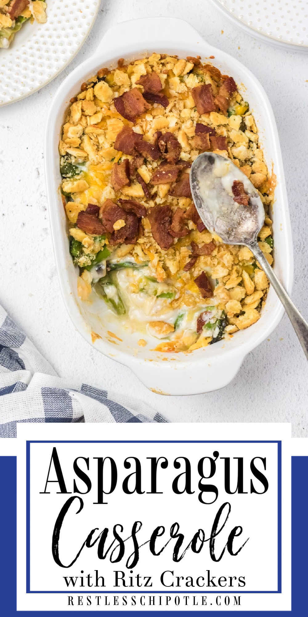Asparagus Casserole with Ritz Crackers Restless Chipotle