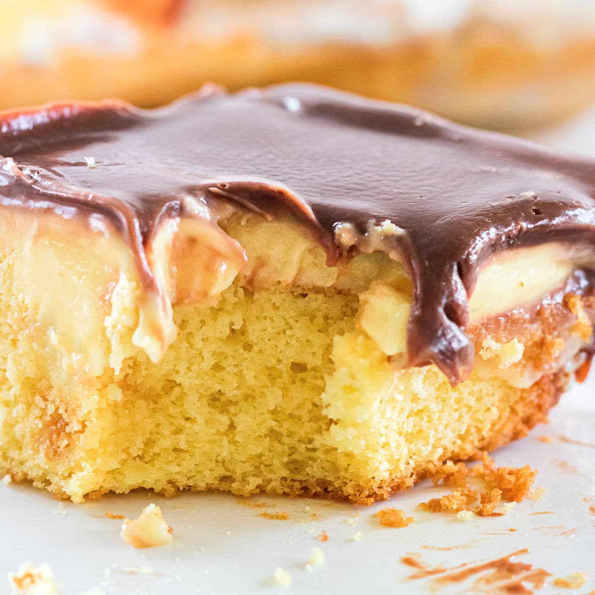 Easy Boston Cream Poke Cake Recipe