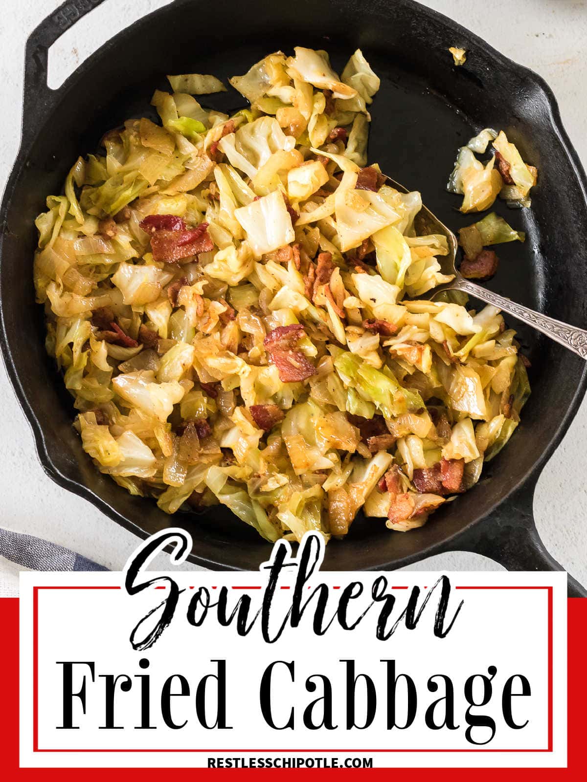 Southern Fried Cabbage with Bacon