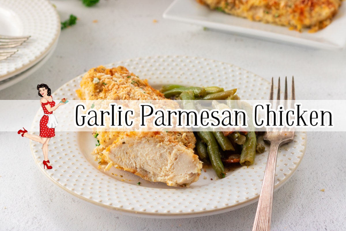 Cover for the Garlic Parmesan Chicken video on Youtube. Clickable image goes to YouTube.