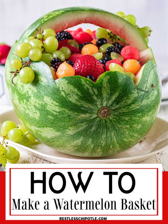 How to Make a Watermelon Basket