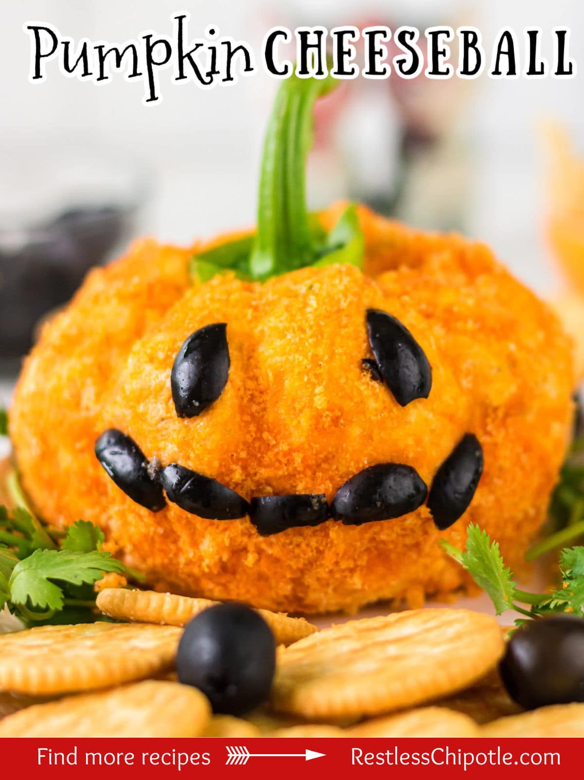 Make This Pumpkin Shaped Cheese Ball for Halloween Restless Chipotle