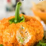 The plain cheeseball with text overlay for Pinterest.