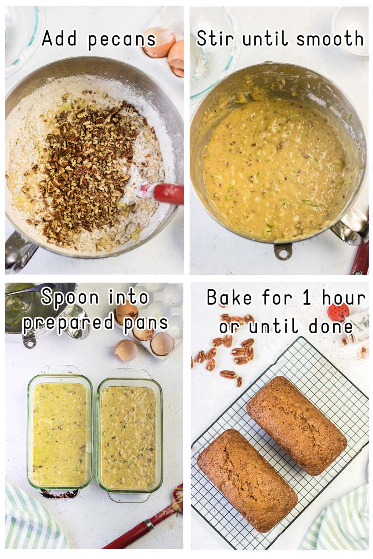 Steps 4 through 8 for making this recipe.