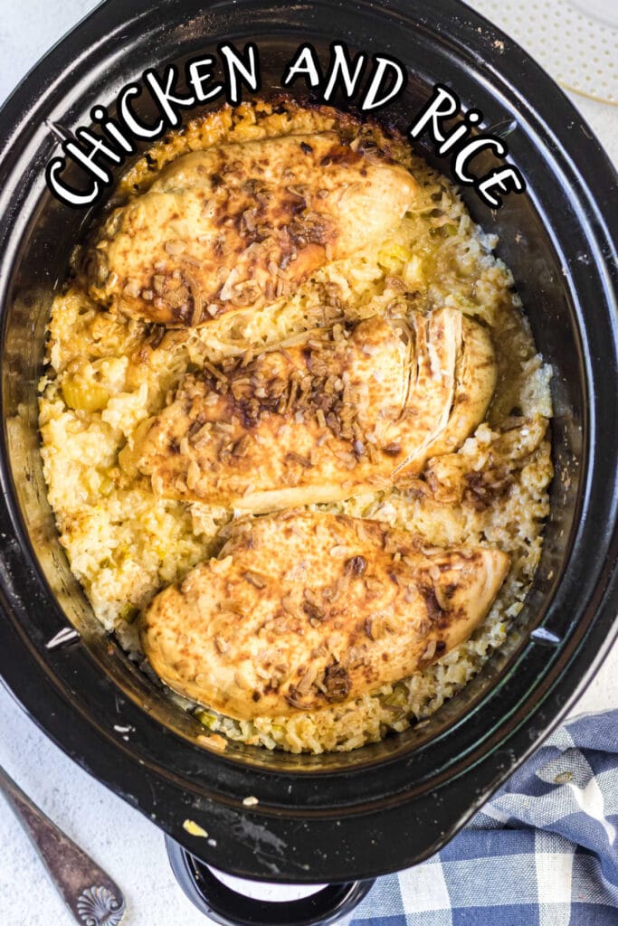 Easy Crockpot Chicken and Rice Restless Chipotle