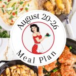 August 20 Meal Plan.