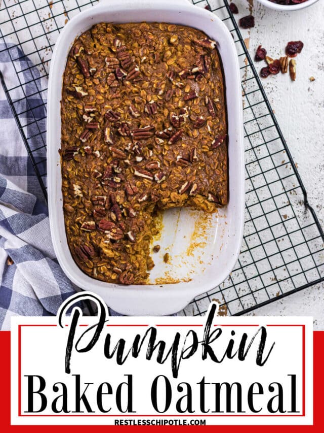 Pumpkin Baked Oatmeal