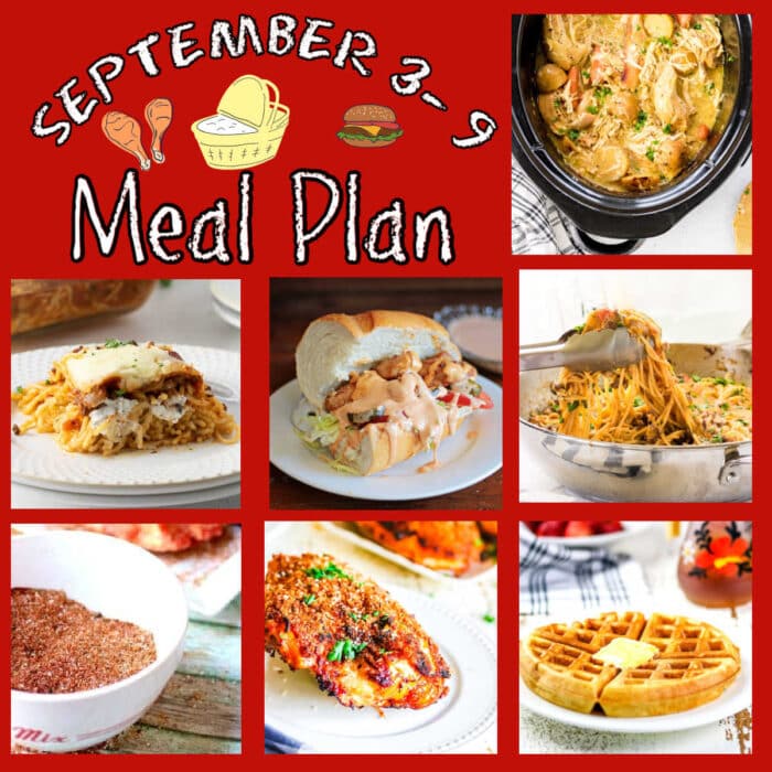 Collage of images for meal plan 37.