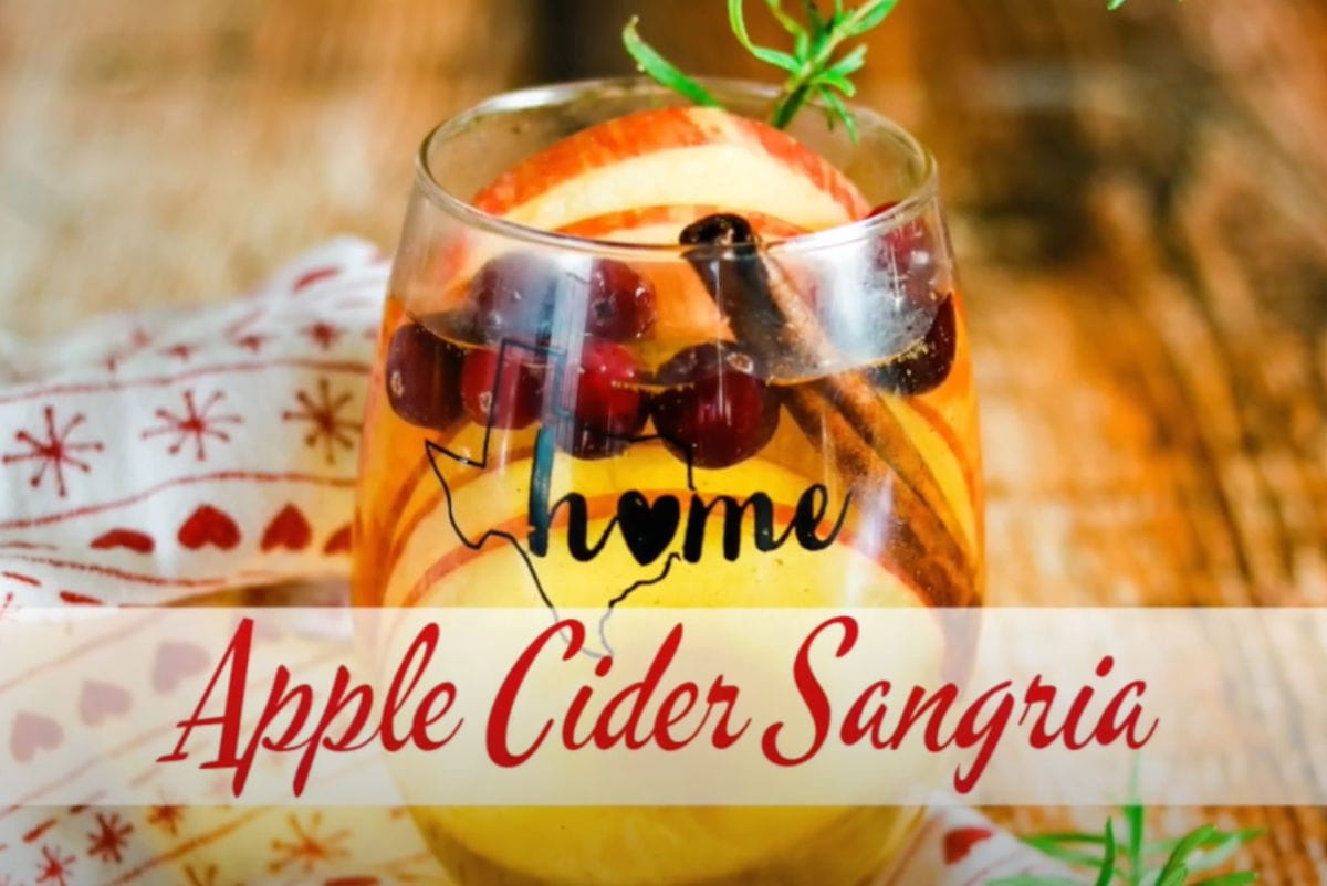 Cover for apple cider sangria video. Click to go to video on YouTube.