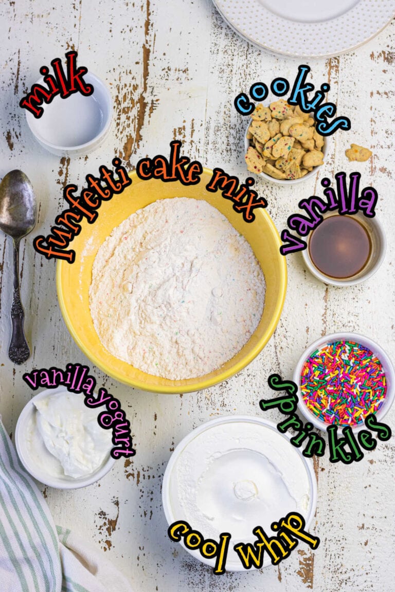 Dunkaroos Dip Recipe (Easy Funfetti Cake Batter Dip) - Restless Chipotle