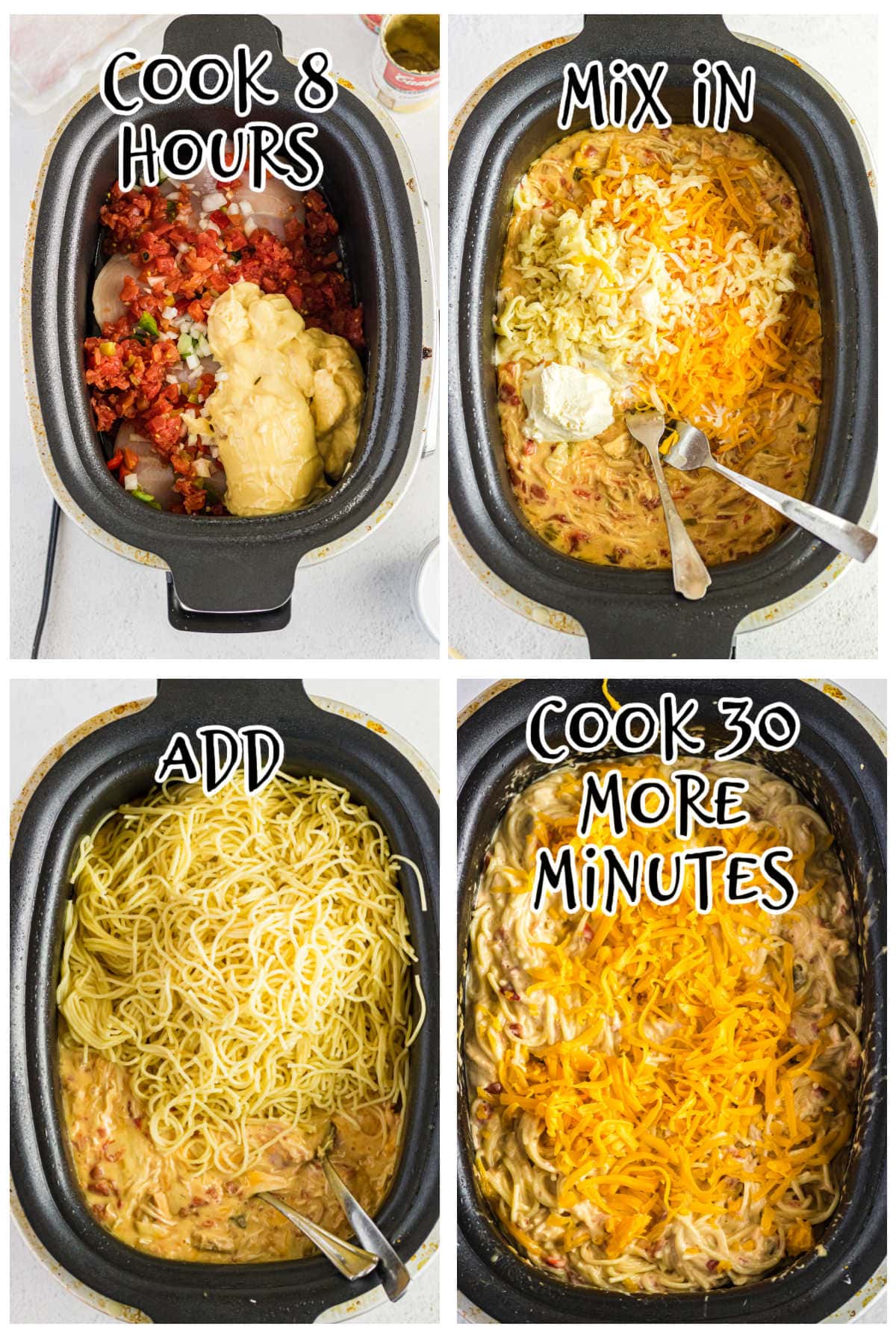 Four images with text overlays show how to make this recipe.