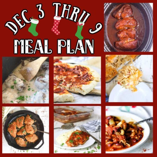 Meal Plan 50: December 3-9