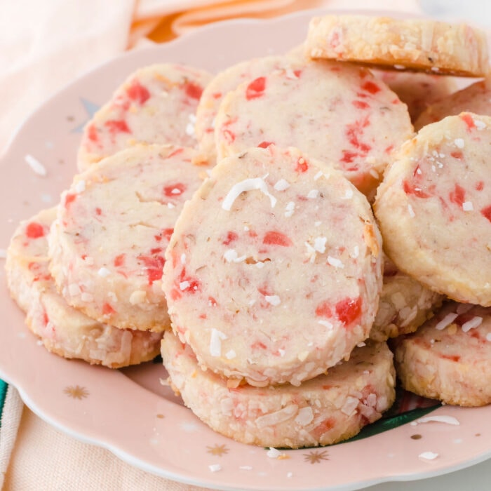 Closeup of cookies.