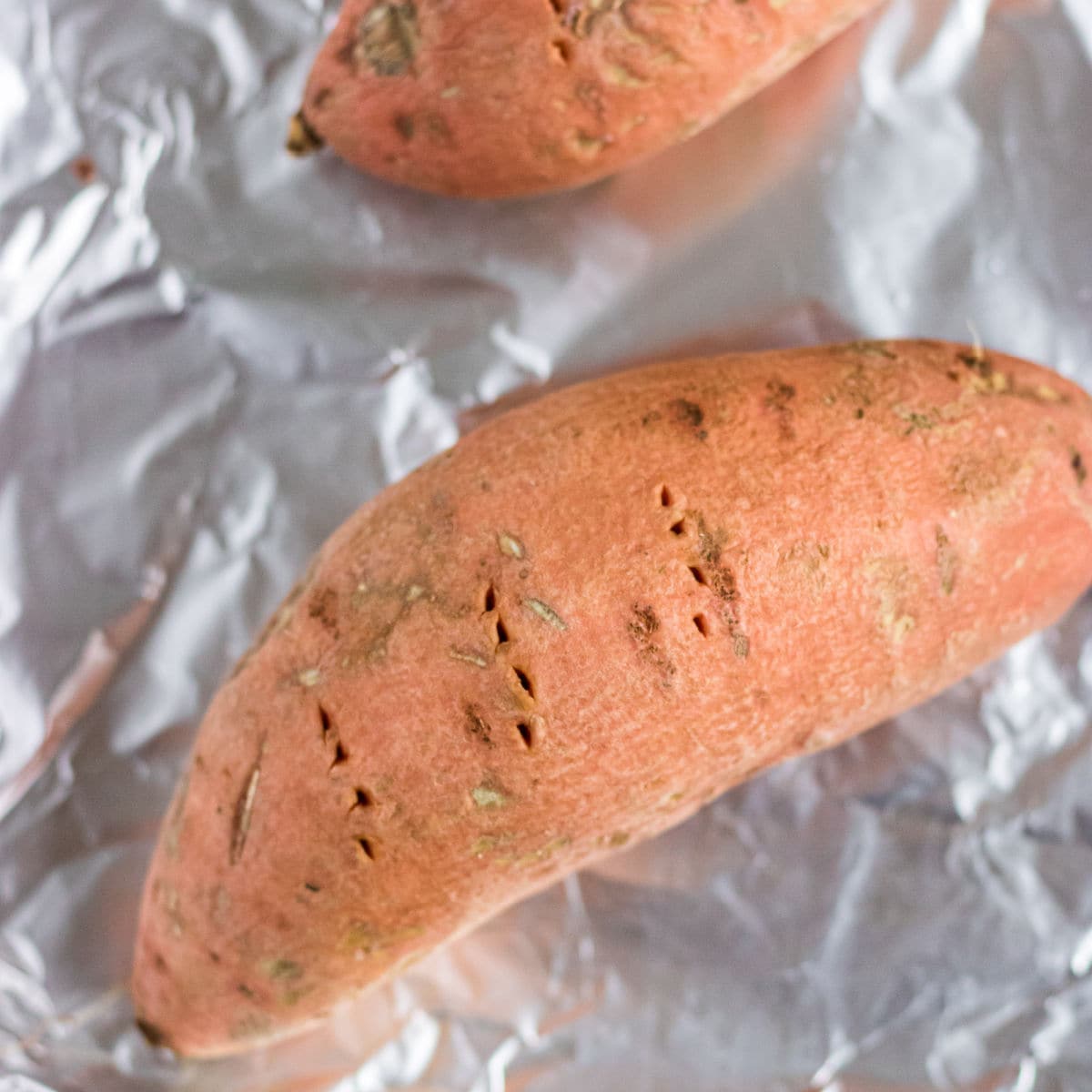 Close up of sweet potato.