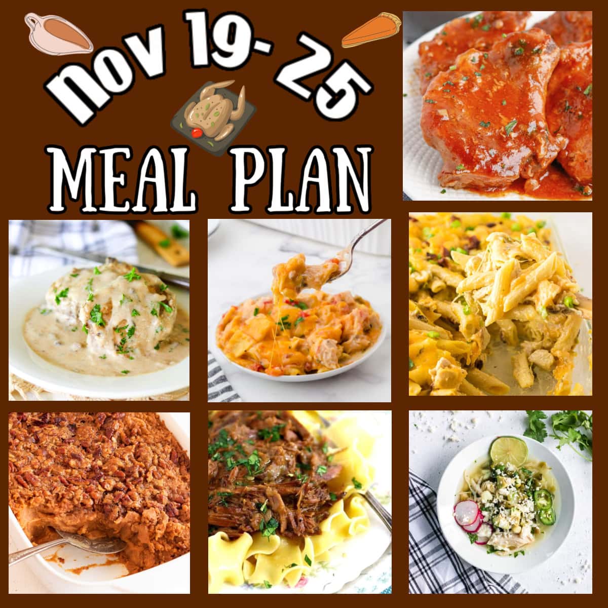 Title image collage of main dish images.