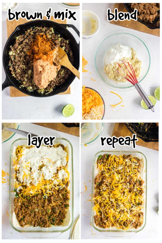 Beef Burrito Casserole Recipe - Restless Chipotle