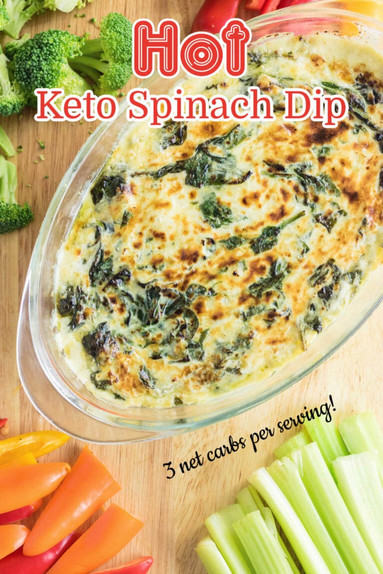 Easy Keto Spinach Dip (Hot, Creamy Low Carb Snack) Restless Chipotle
