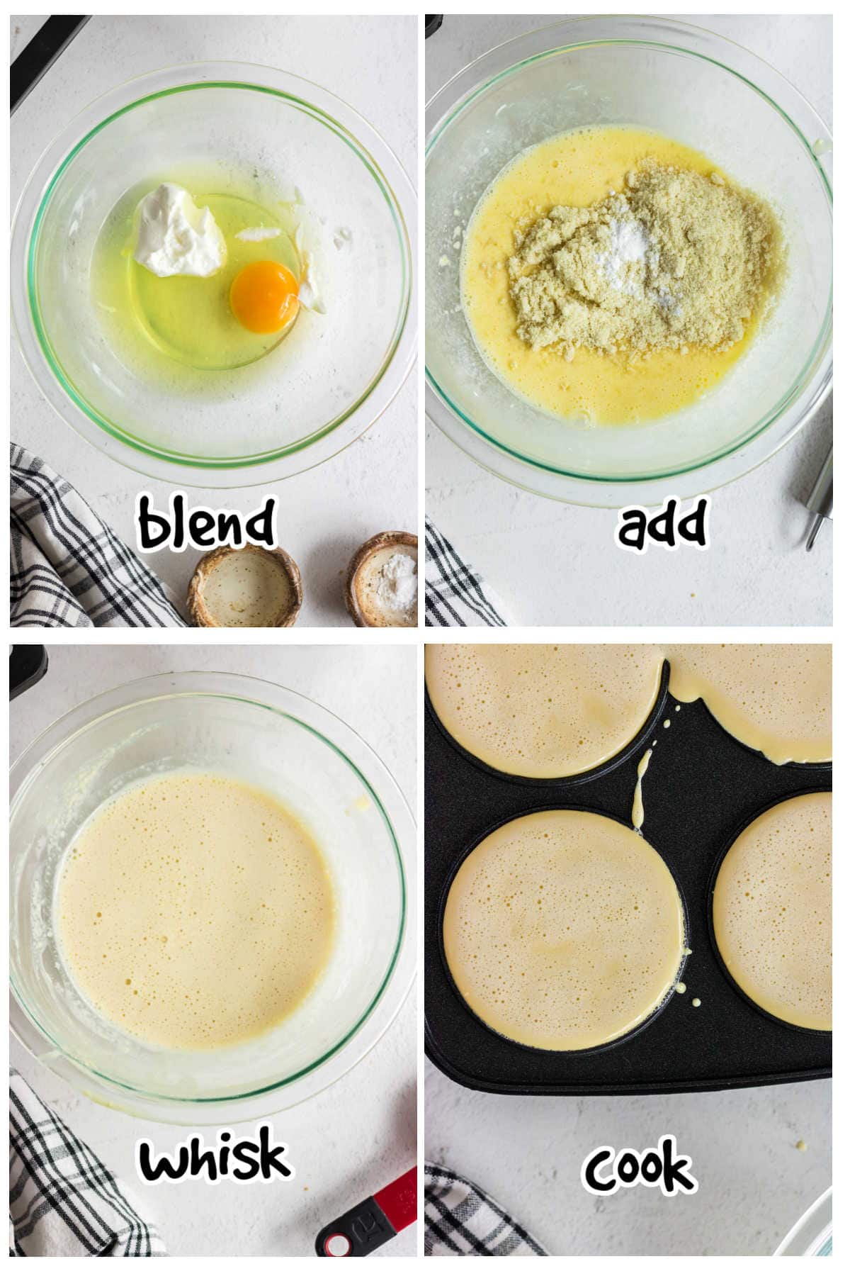 Steps for making wonder bread.