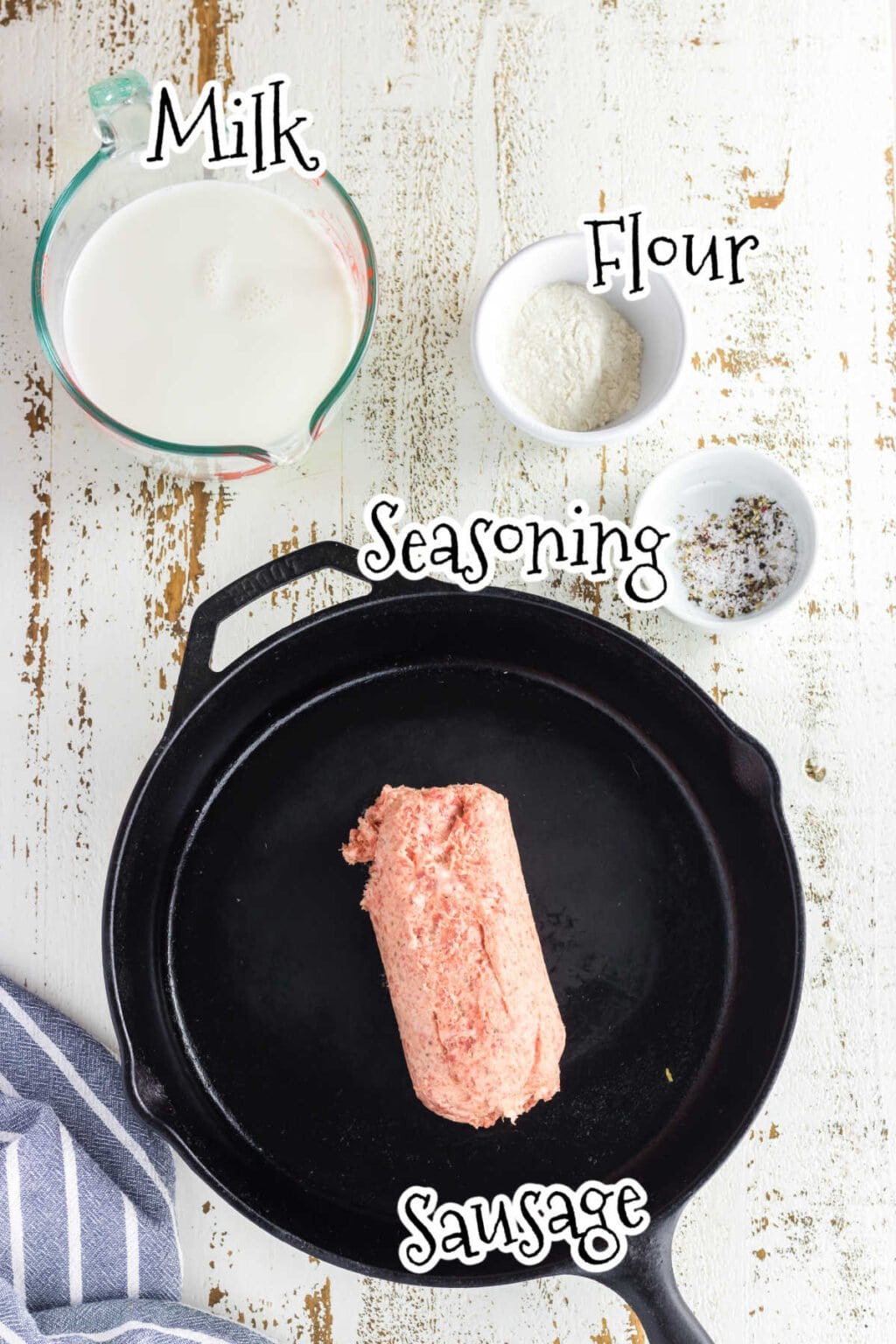 Homemade White Sausage Gravy (Easy Southern Recipe) Restless Chipotle