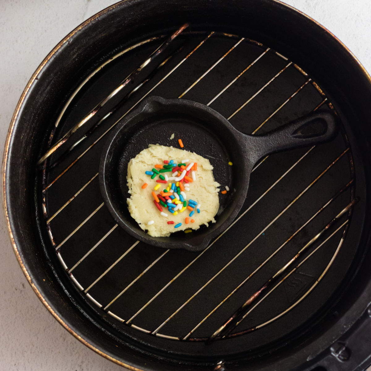 Place on air fryer rack.