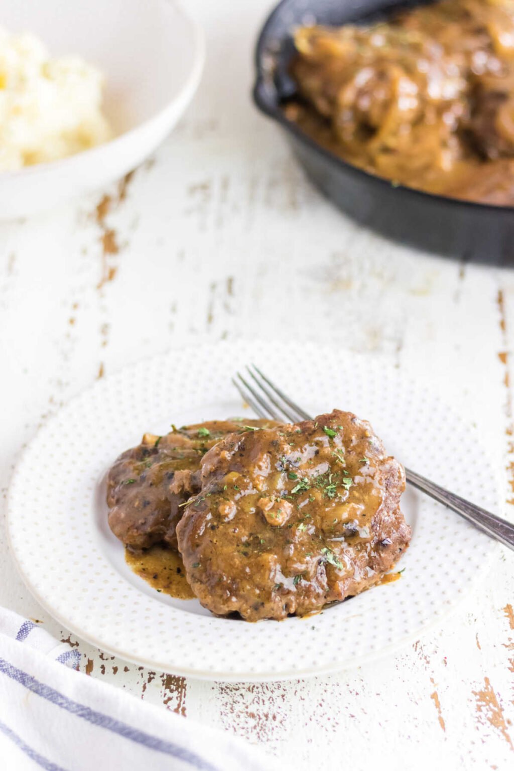 Easy Cracker Barrel Hamburger Steak with Onion Gravy Restless Chipotle