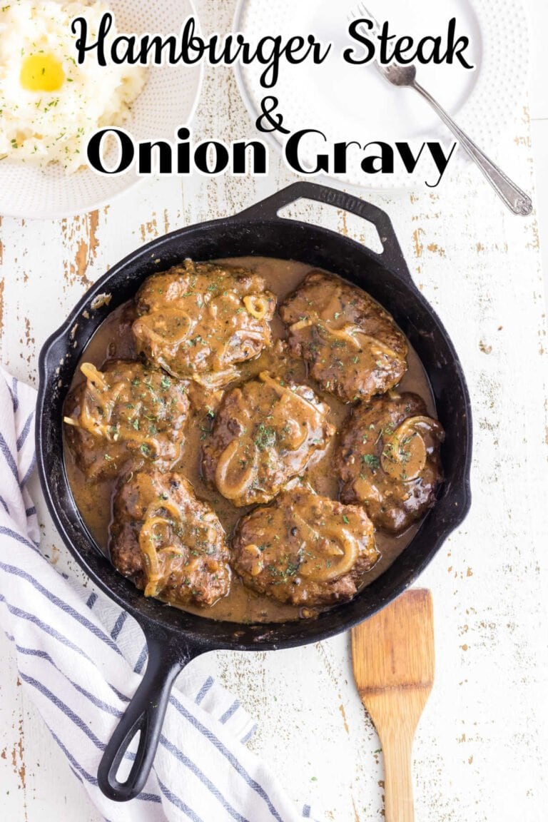 Easy Cracker Barrel Hamburger Steak with Onion Gravy Restless Chipotle